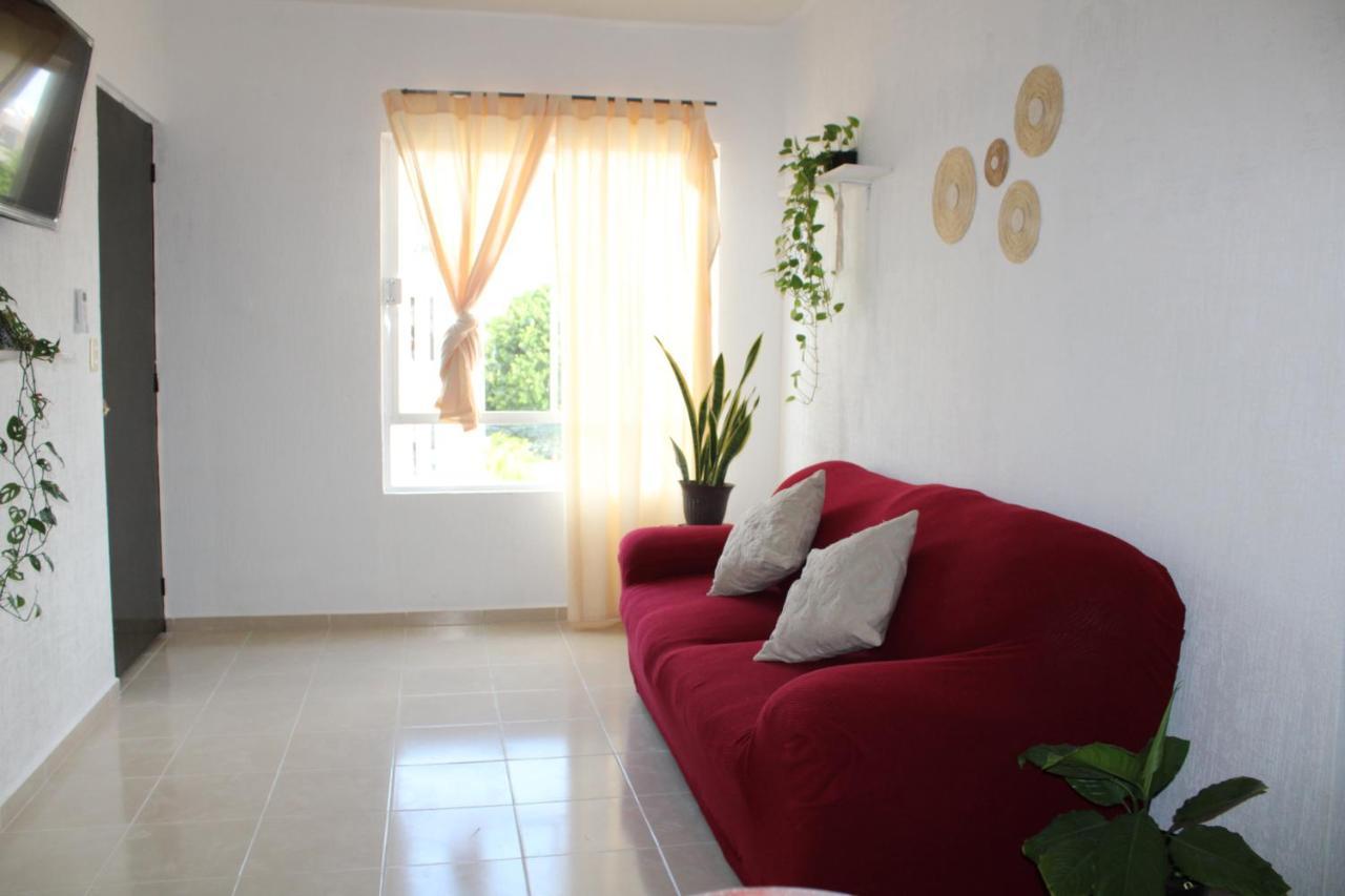 Relajante Y Acogedor Apartamento Con Alberca En แคนคูน ภายนอก รูปภาพ